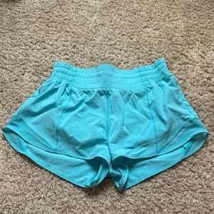 Lululemon Athletica Turquoise Hotty Hot HR Shorts